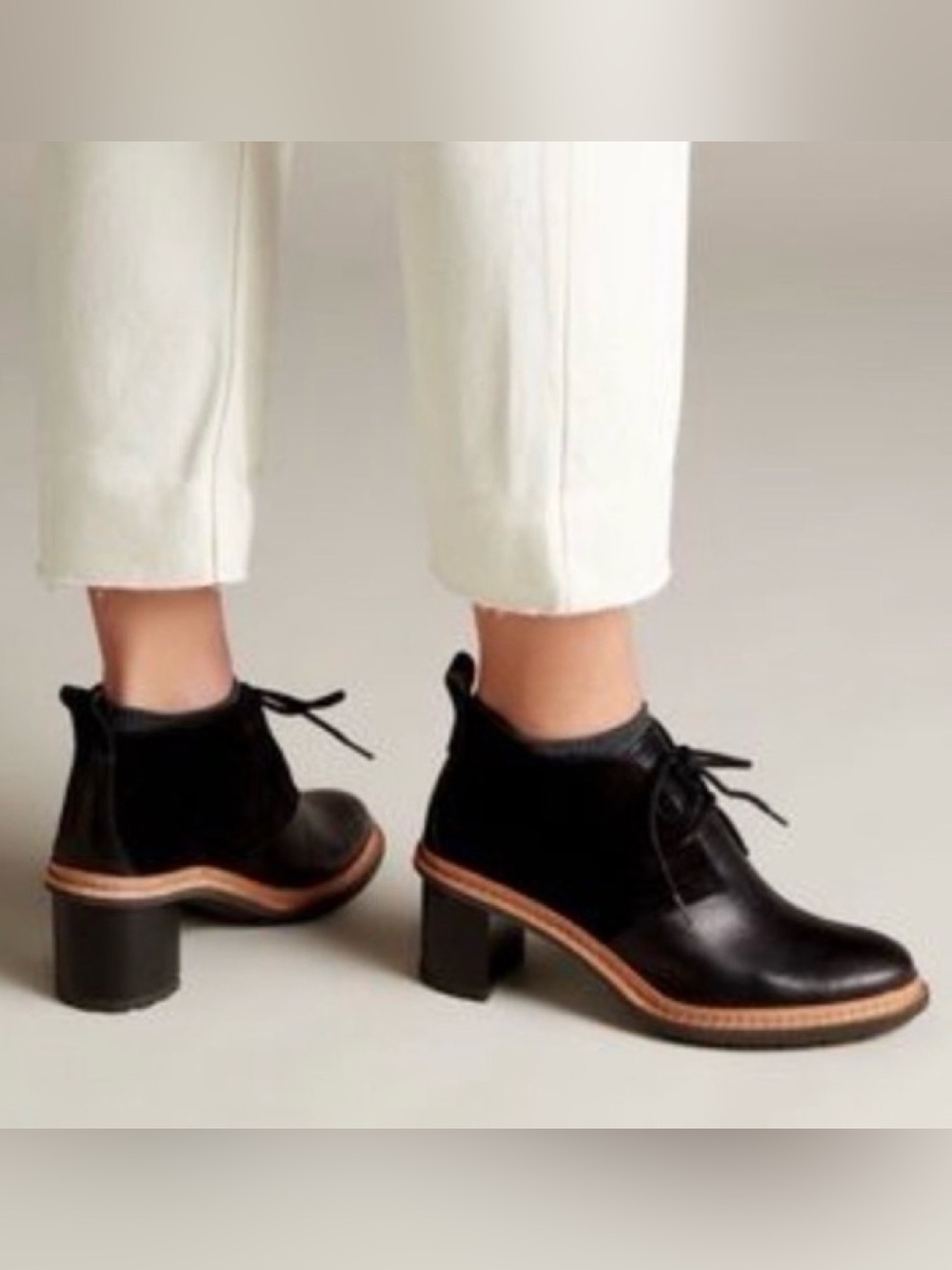 Clark’s | Trace Glow in Black Combination size 8 ankle boot